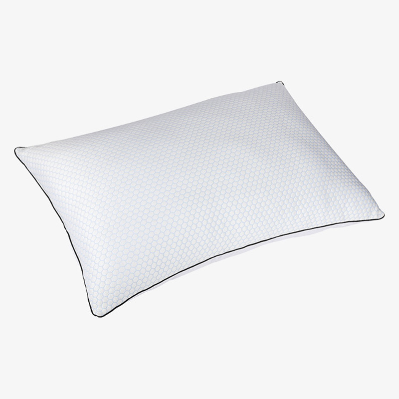 Almofado Jacquard de resfriamento com fibra de poliéster, travesseiro de algodão de 233tc e respirável e respirável para dormir