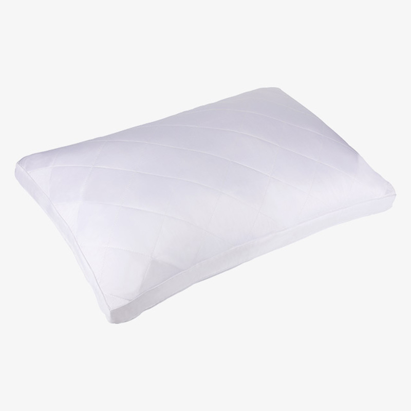 Travesseiro de tecido de bambu 300TC, Rayon derivado de travesseiro de bambu com fibra de microfibra, travesseiro macio macio para dormentes de estômago nas costas