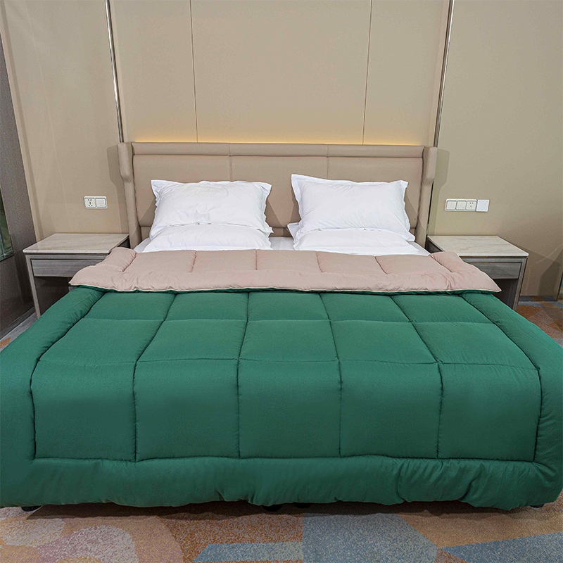 Green Reversível Consolador poliéster Polyester Tamanho personalizado Soldado Allononomation Bed Duvet Insert