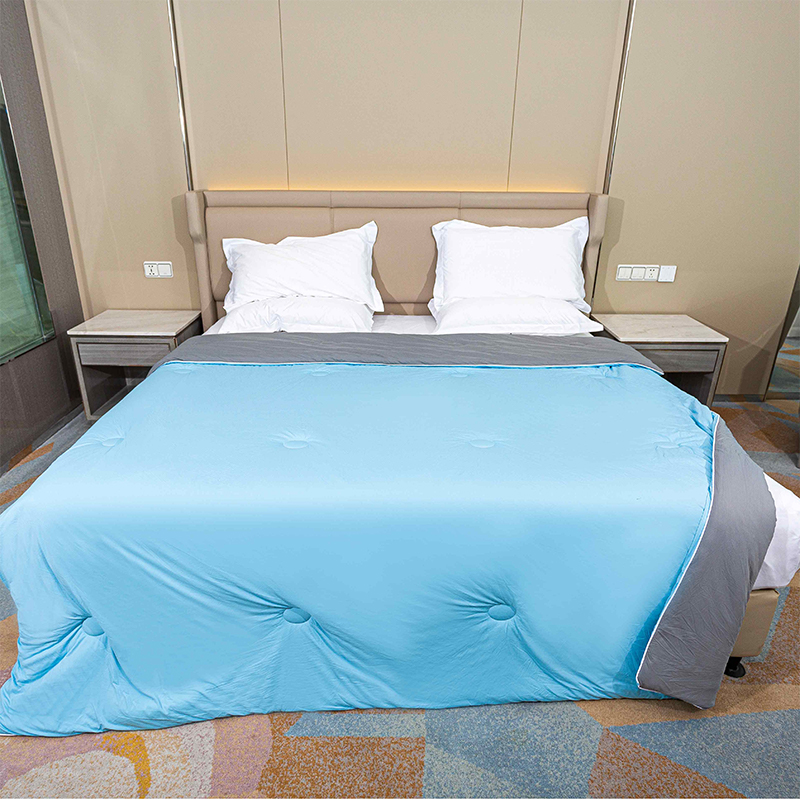 Consolador de resfriamento de dupla face para dormentes quentes-Duvet de colcha de resfriamento leve e respirável leve para todas as estações
